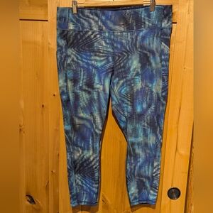 Lululemon Invigorate 25" High-Rise Tights w/Pockets Shapeshifter Flux Blue Sz 18